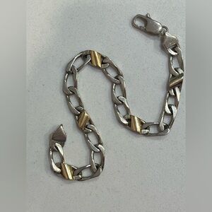 Tiffany & Co. Silver and 18kt gold bracelet
